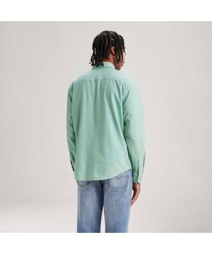 Camisa Levi's® Authentic Button Down Verde Manga Longa