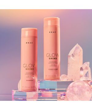 Kit Braé Glow Shine Shampoo Condicionador e Ativador de Brilho (3 produtos)