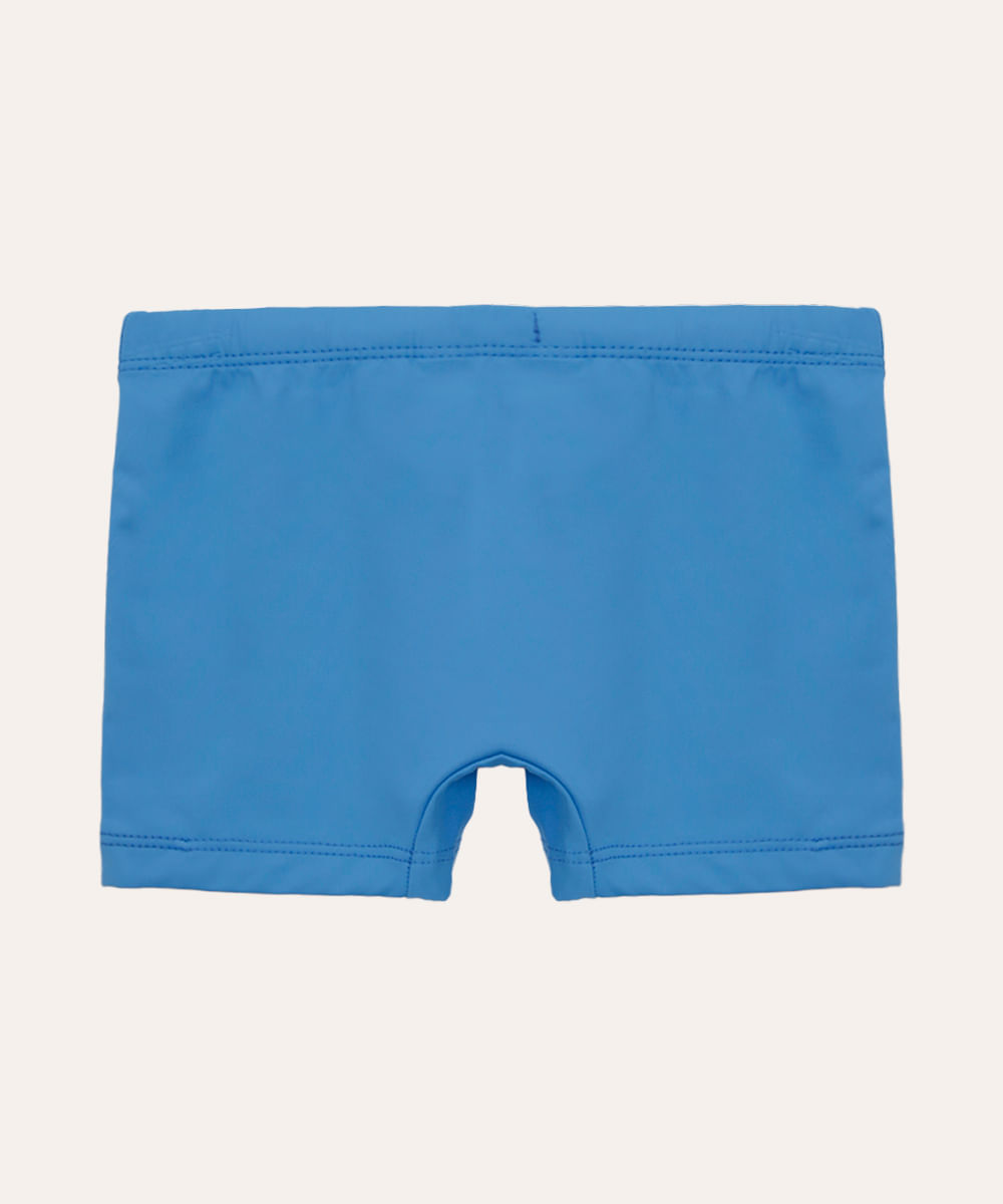 sunga infantil básica com proteção uv azul