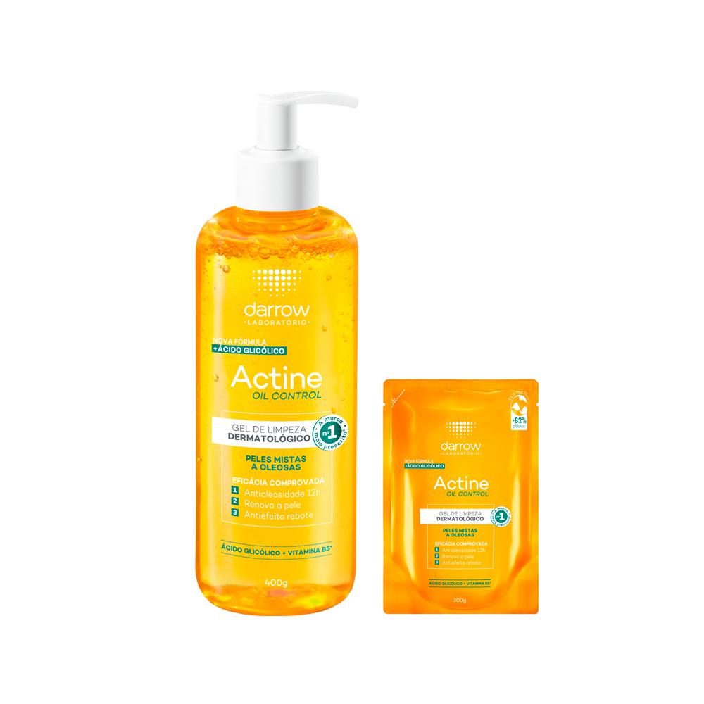 Kit Facial De Limpeza Darrow Oil Control Com Refil - Gel De Limpeza 400g e Gel De Limpeza Refil 300g