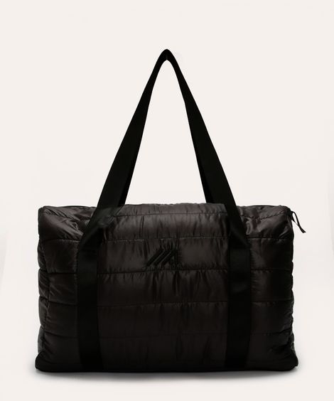 bolsa puffer esportiva preta