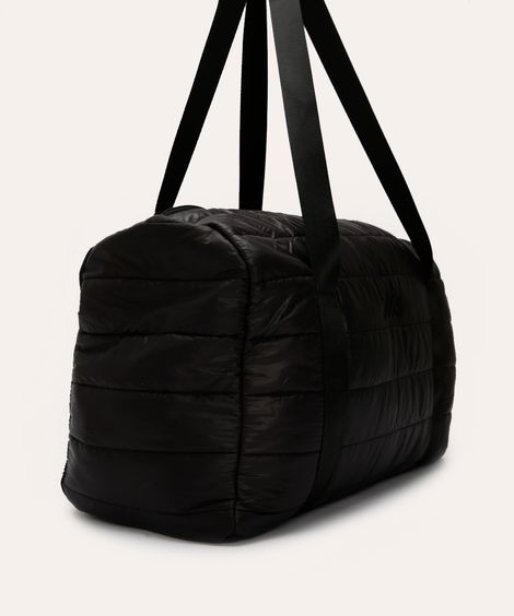 bolsa puffer esportiva preta