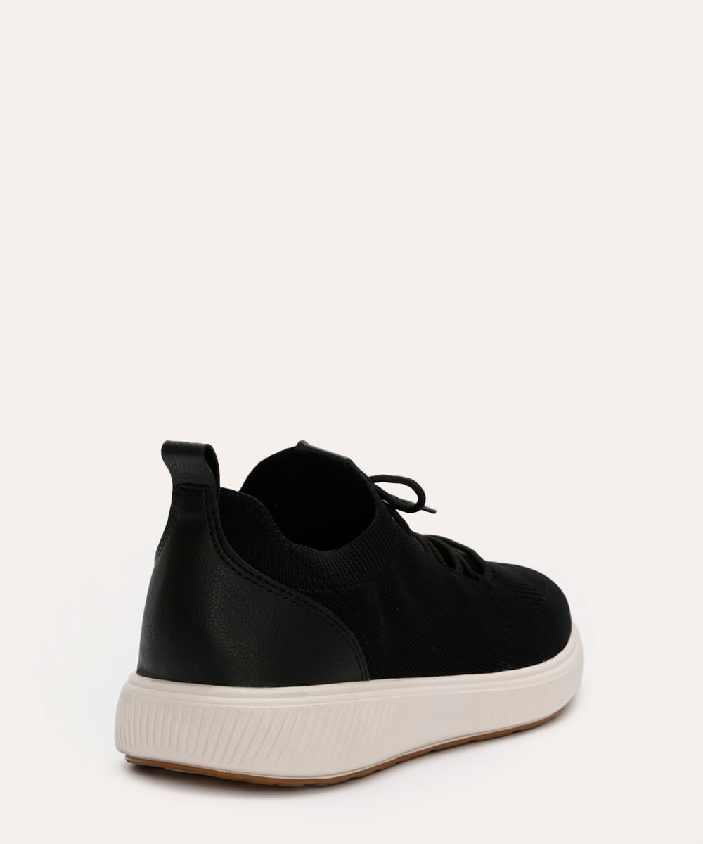 tênis knit oneself preto