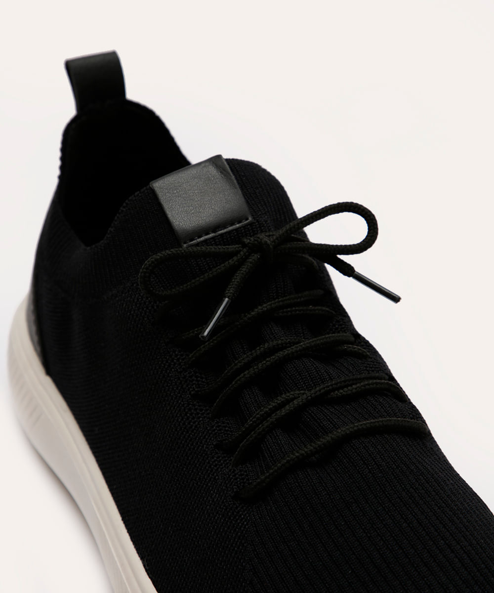 tênis knit oneself preto
