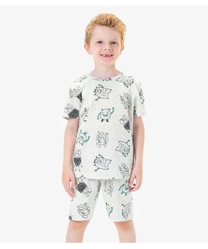 Pijama Infantil Masculino Rovi Kids Cinza