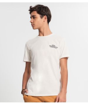 Camiseta Juvenil Masculina Minty Bege