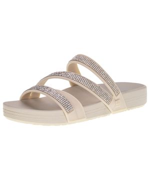 Sandália Feminina Flat Glow Zaxy - 19017 MARFIM