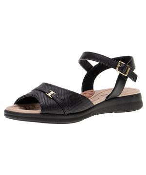 Sandália Feminina Flat Modare - 7174113 PRETO