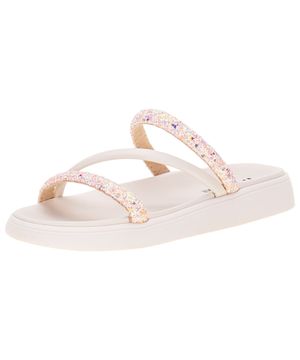 Sandália Feminina Flat Moleca - 5469121 NATURAL