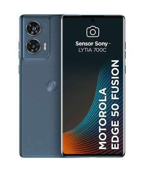 Smartphone Motorola Edge 50 Fusion 256GB Light Blue Vegan Leather