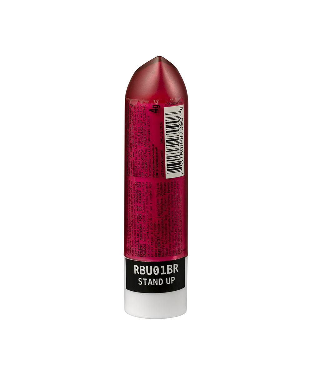 protetor labial ruby kisses balm up stand up