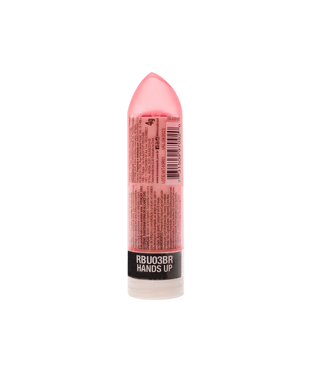 protetor labial ruby kisses balm up hands up