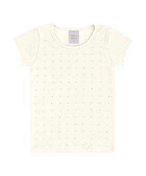 Blusa Primeiros Passos  Menina - Off White - 50604-1271