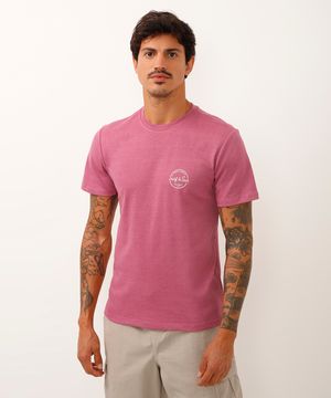 camiseta manga curta surf and sun roxo