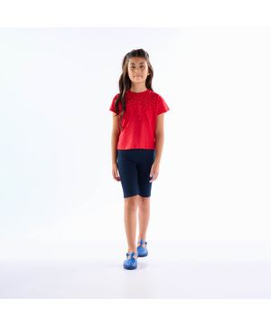 Blusa Infantil Menina - Vermelho - 50707-65