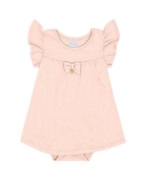 Body Vestido Bebê Menina - Rosa Po - 50511-1298