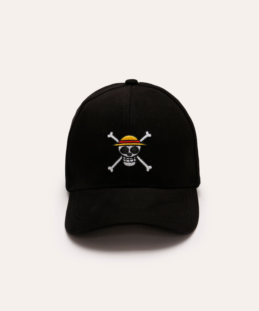 boné infantil aba curva maleável one piece preto