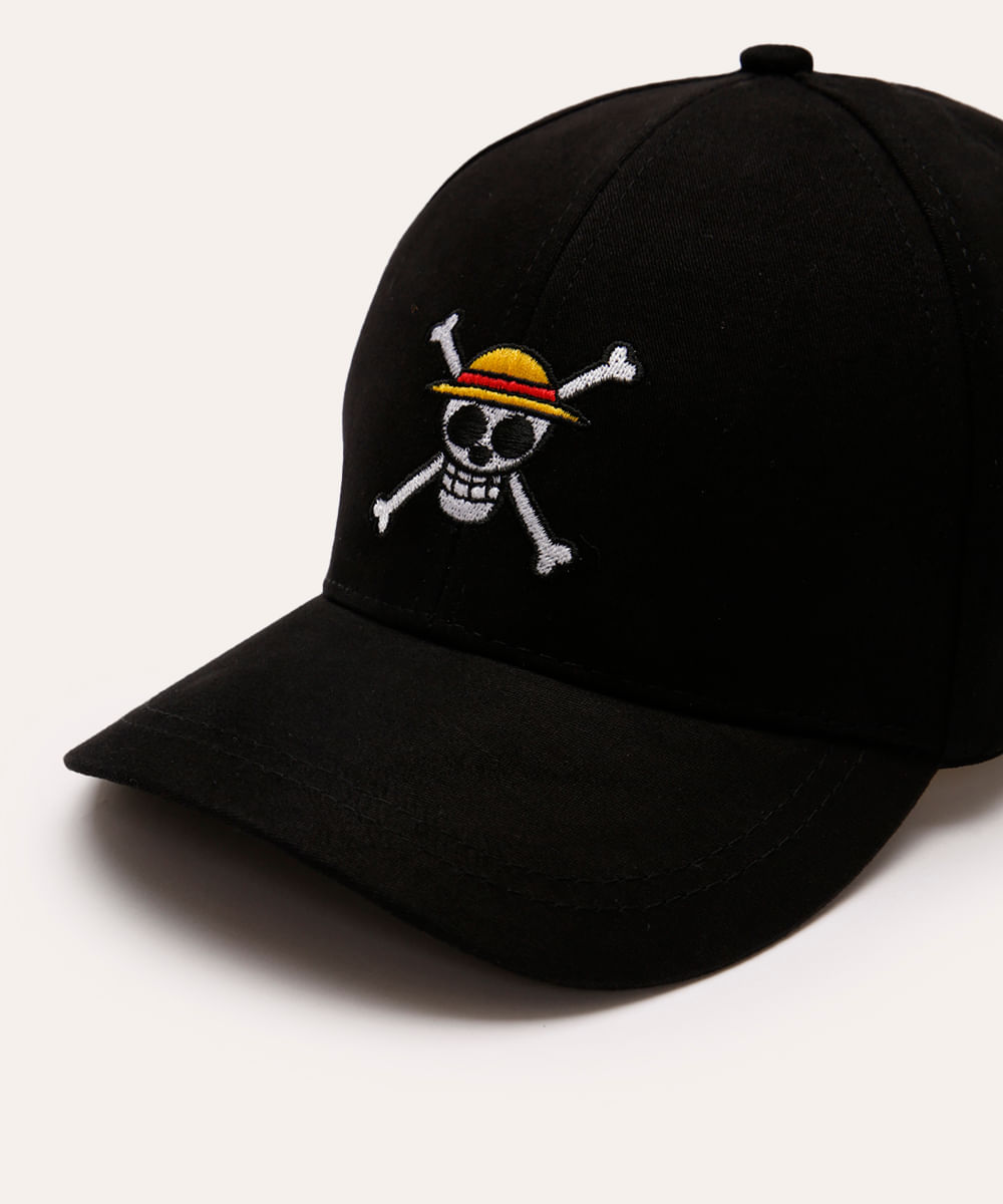 boné infantil aba curva maleável one piece preto