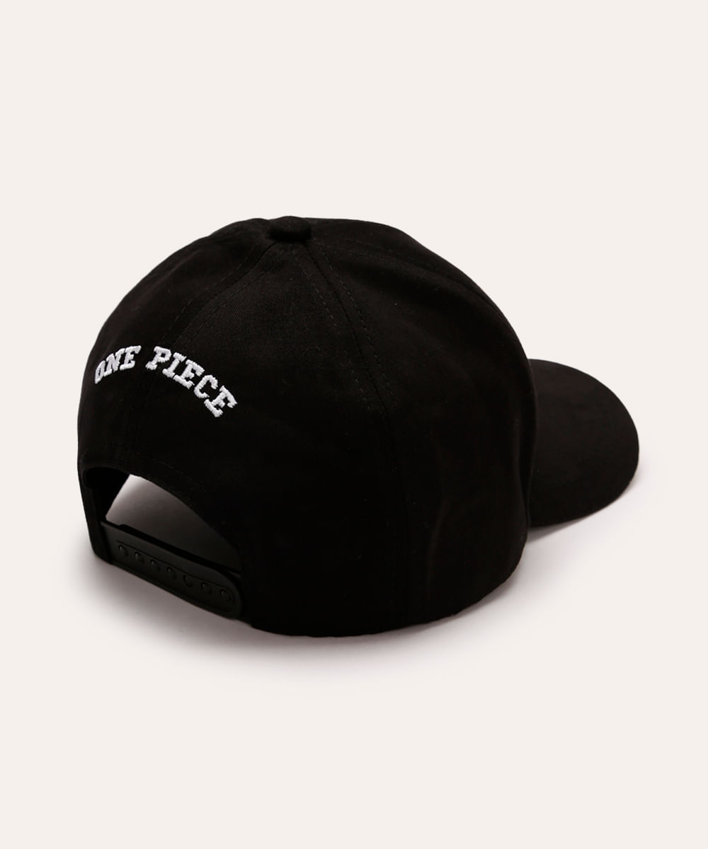 boné infantil aba curva maleável one piece preto