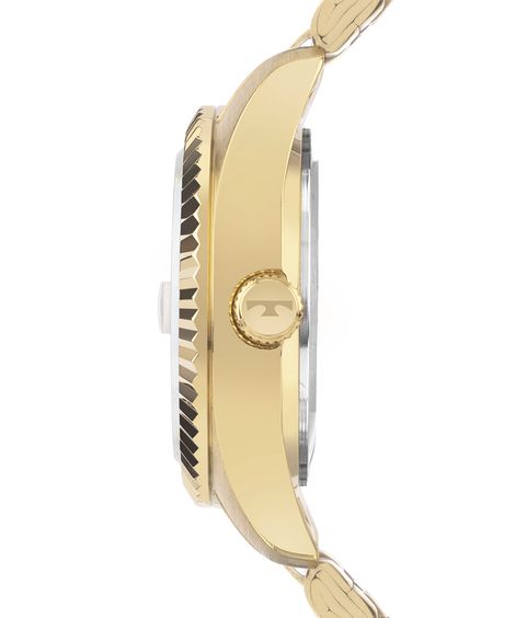 relógio technos 2015cel1x analógico dourado