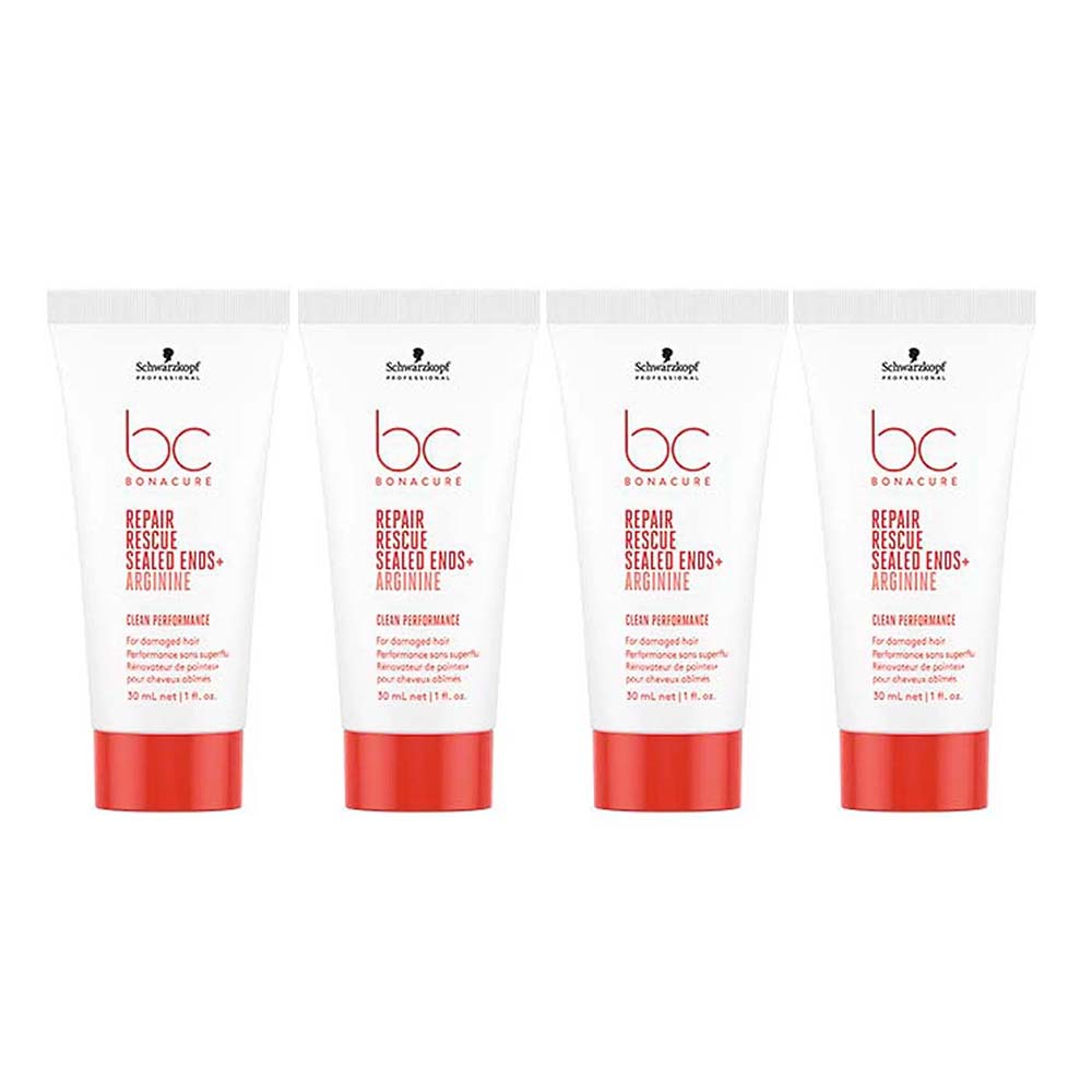 Schwarzkopf BC Clean Performance Repair Rescue Sealed Ends Kit – Com 4 Séruns Travel Size