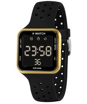 relógio x-games xgppd093w-pxpx digital dourado