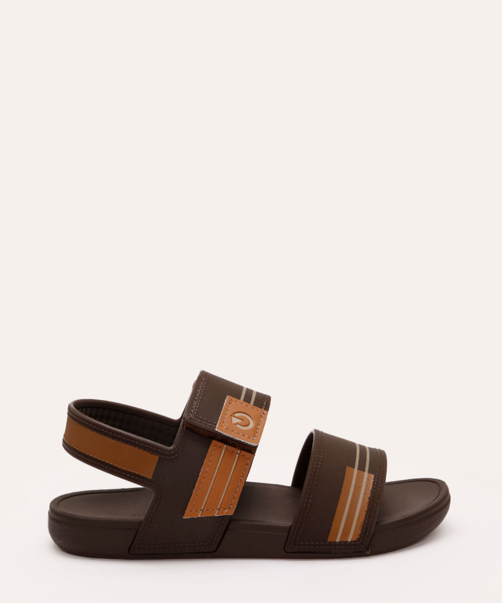 sandália infantil cartago marrom