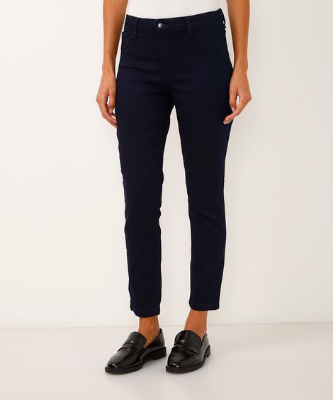 Calça Jeans Feminina Skinny Azul Escuro