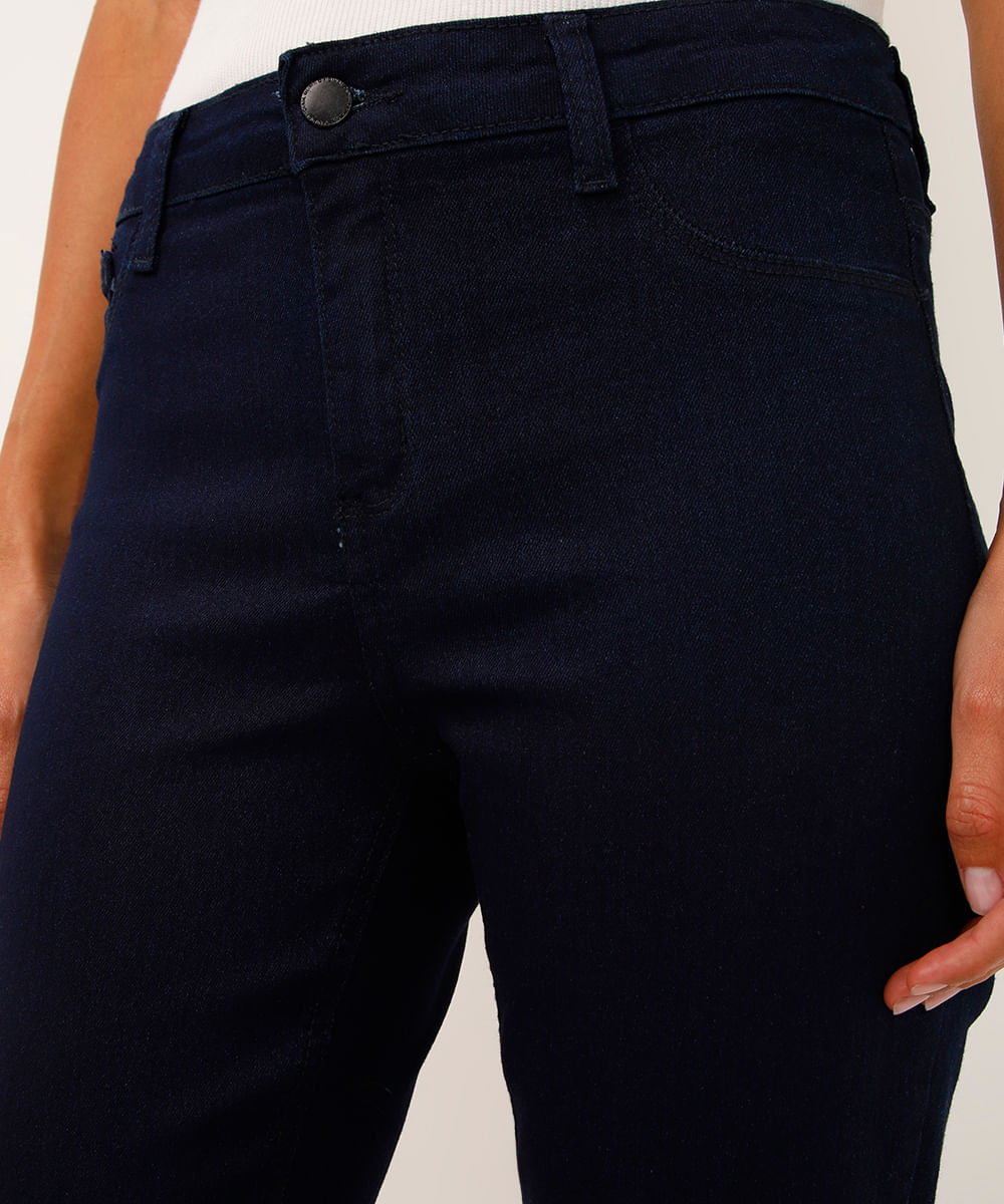 Calça Jeans Feminina Skinny Azul Escuro