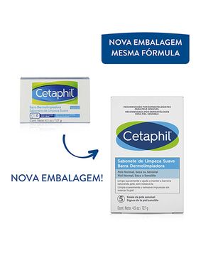 Sabonete em Barra Cetaphil Limpeza Suave