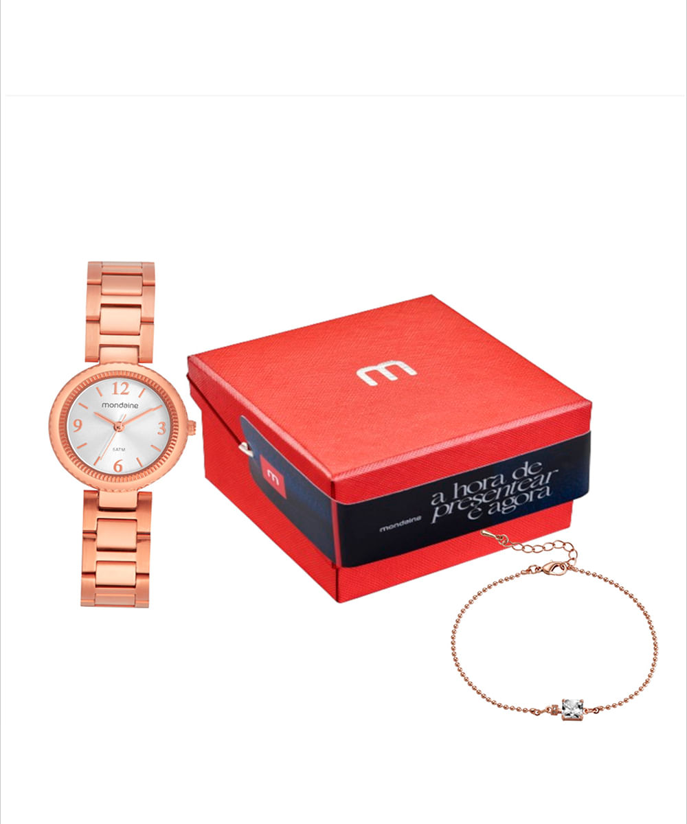 relógio mondaine 32769lpmkre3k1 analógico rosa