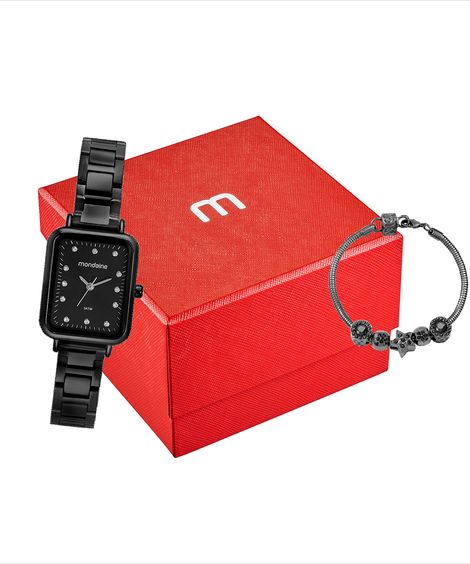 relógio mondaine 32780lpmvpe3kb analógico preto
