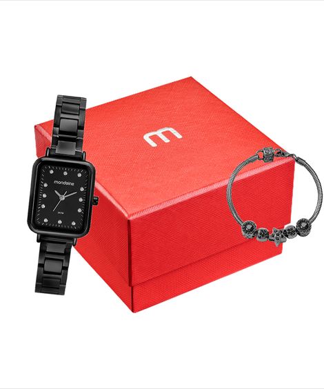 relógio mondaine 32780lpmvpe3kb analógico preto