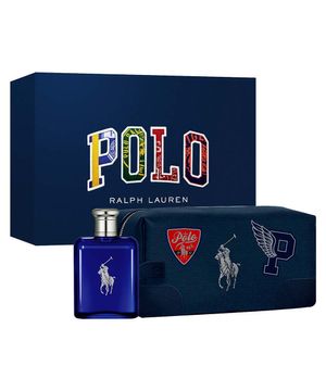 Polo Blue Ralph Lauren Coffret - Perfume Masculino - Eau de Toilette + Necessaire