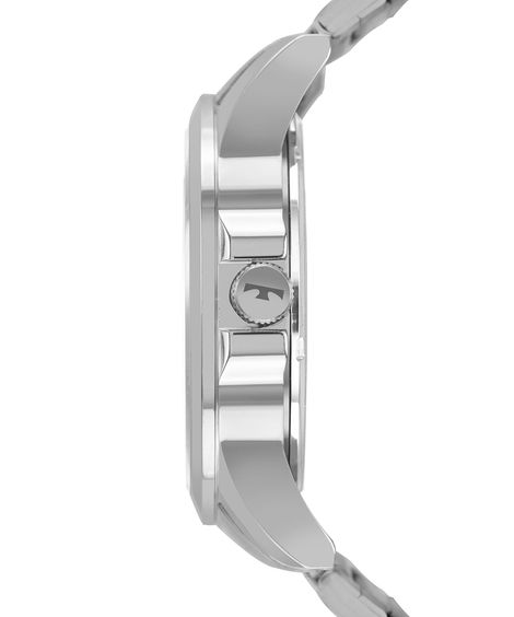 relógio technos 2115ncg1a analógico prateado