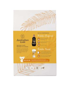 Australian Gold Kit - Protetor Solar Corporal + Protetor Solar Facial