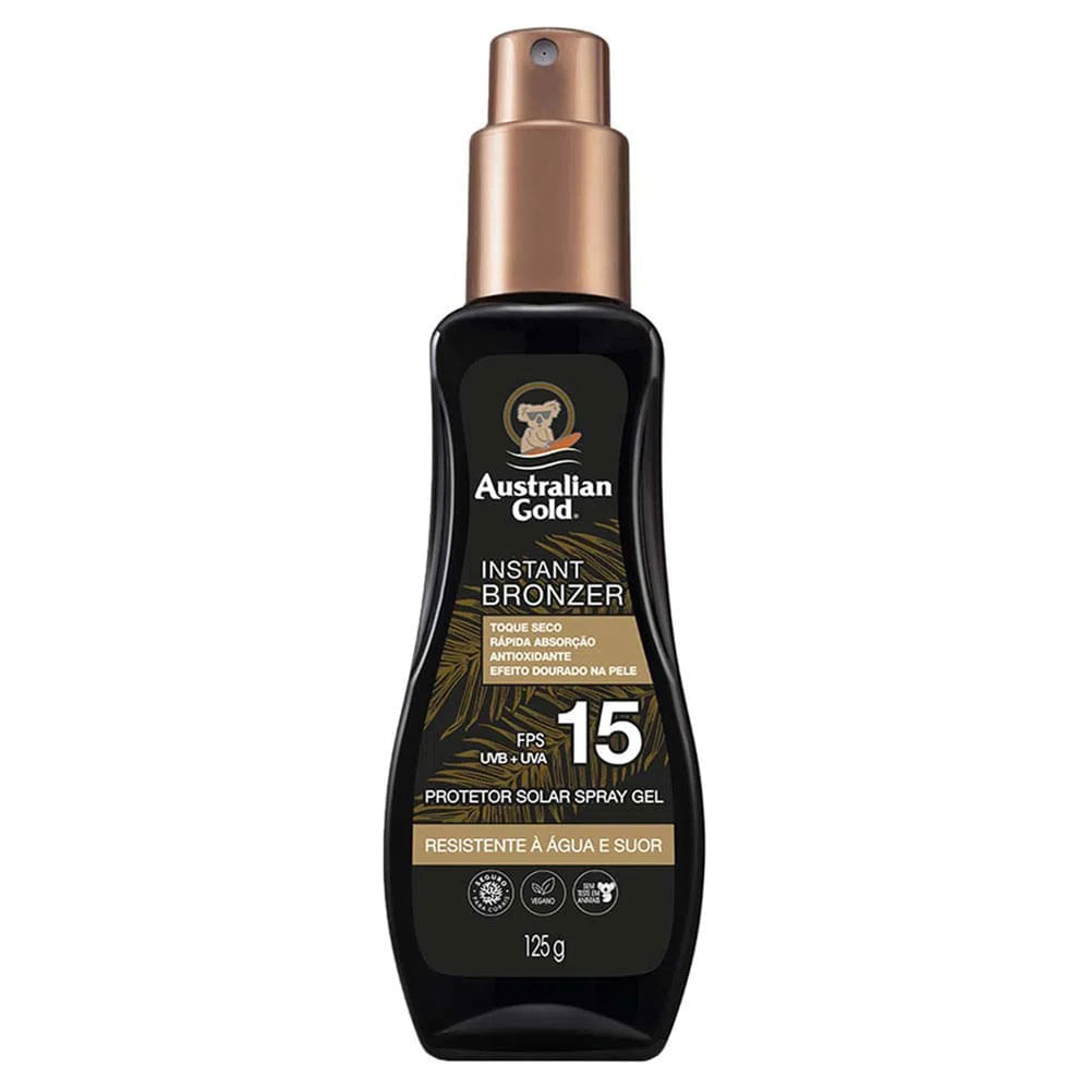 Australian Gold Instant Bronzer Kit Com 3 Protetores FPS 15