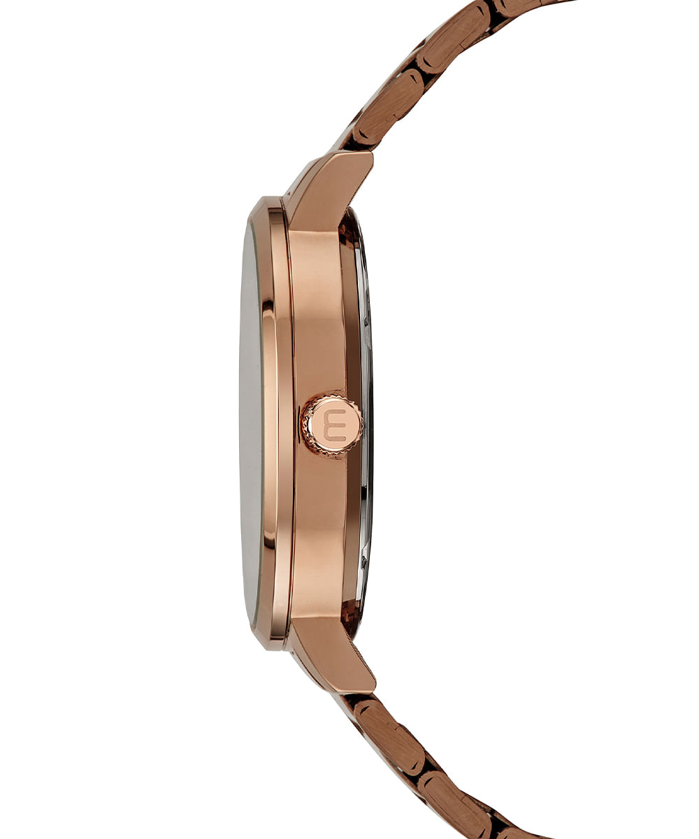 relógio mondaine 32399lpmkre3k1 analógico rosê