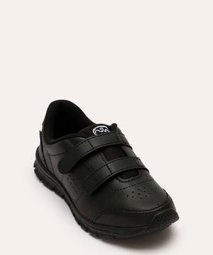 tênis casual infantil dakotinha com velcro preto