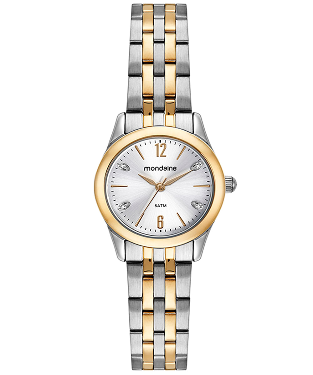 relógio mondaine 32587lpmvbe3 analógico prateado