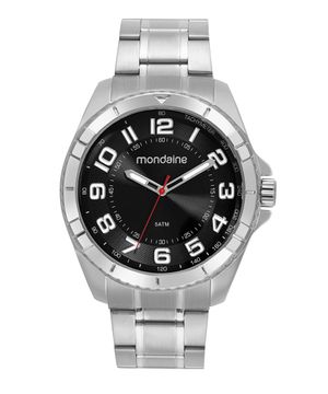 relógio mondaine 32638g0mvne2kf analógico prateado