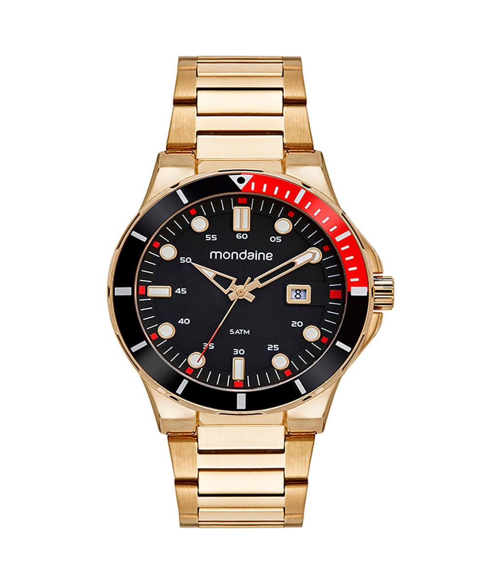 relógio mondaine 32569gpmvde1 analógico dourado