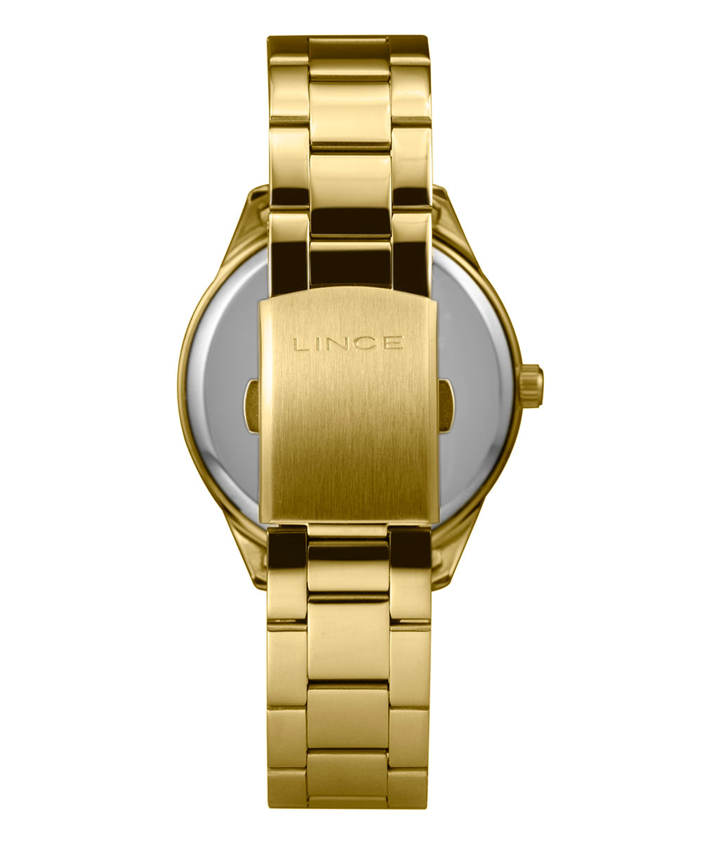 relógio lince lrg4743l40-ka49c2kx analógico dourado