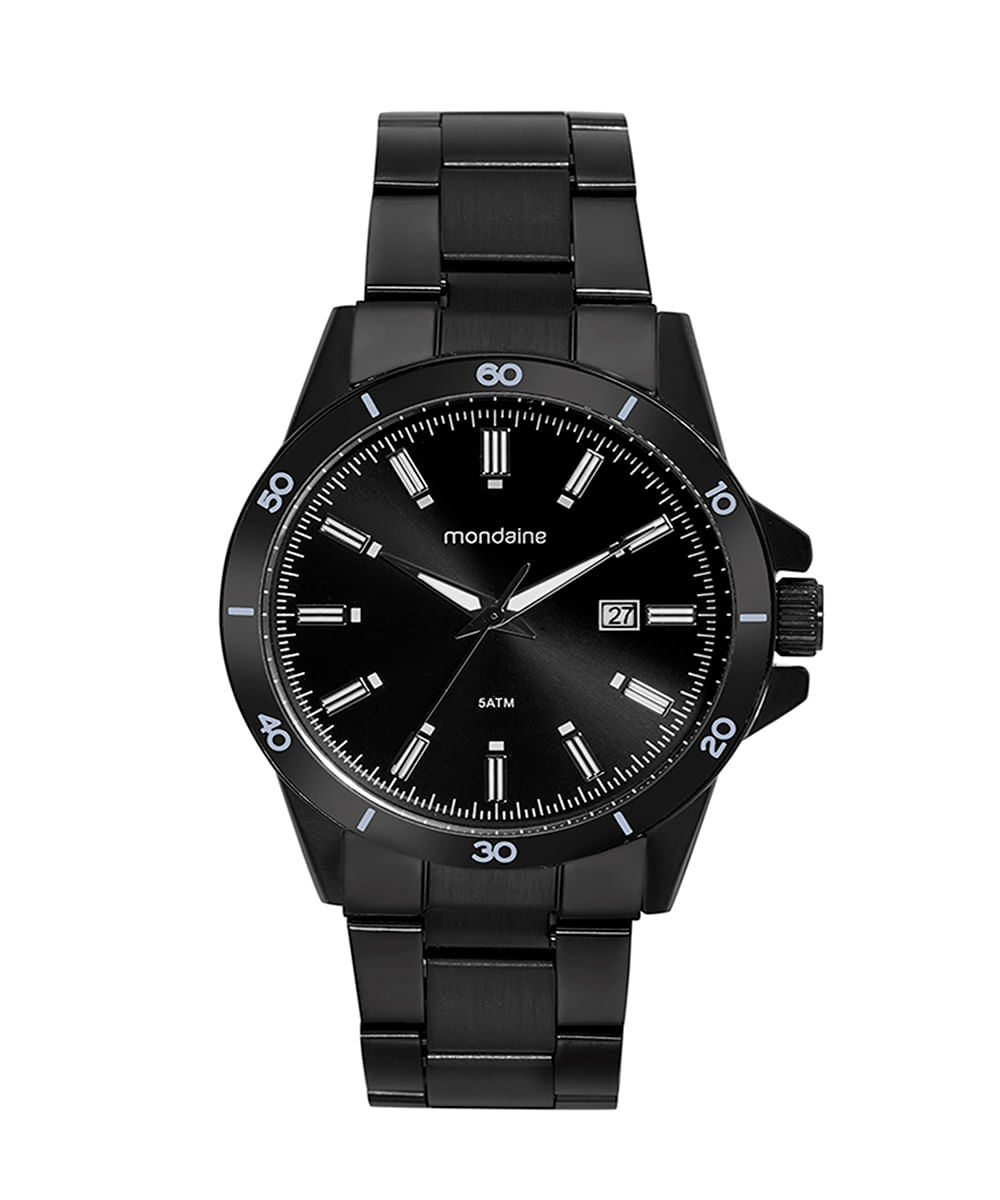 relógio mondaine 99737gpmvpe1 analógico preto