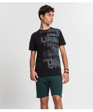 Bermuda Juvenil Masculina Em Moletom Minty Verde