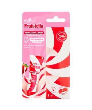 hidratante labial fruittella vult morango com creme