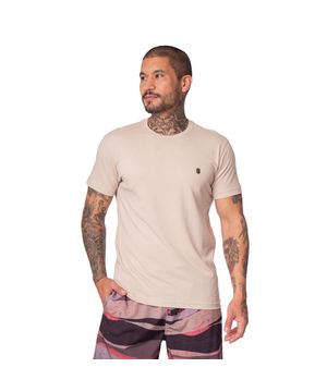 Camiseta Masculina Over Surf Brook Básica Areia