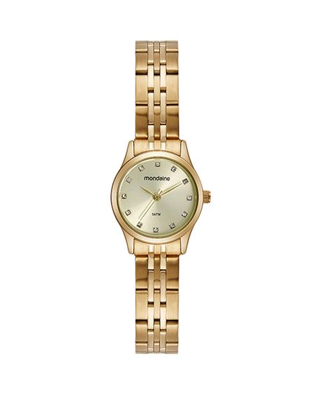 relógio mondaine 32493lpmvde1kf analógico com calendário prateado