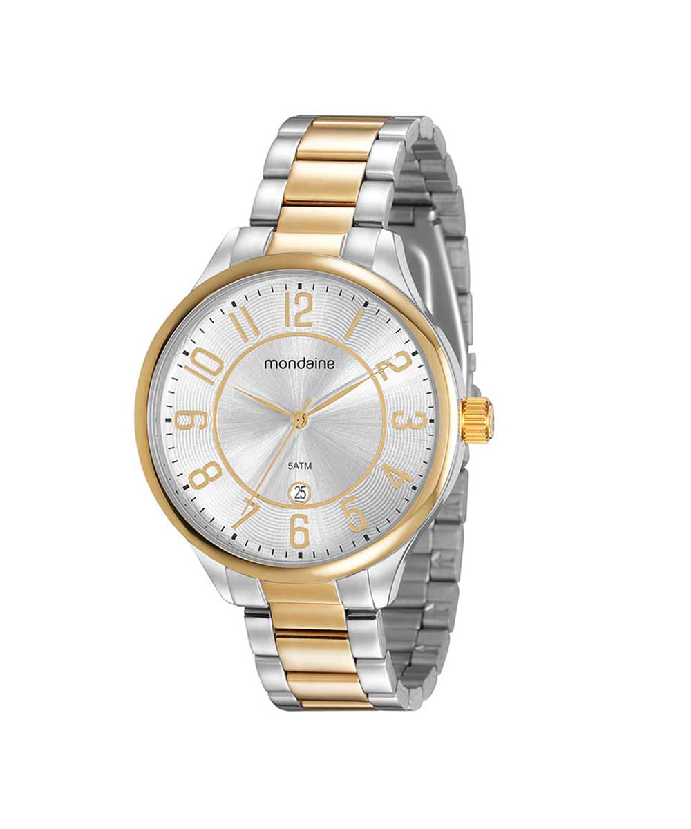 relógio mondaine 99503lpmvbe2kb analógico prateado