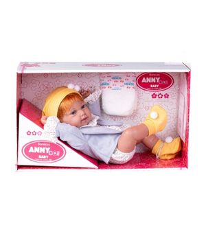 Boneca Anny Doll Baby Ruiva Cotiplas 2503